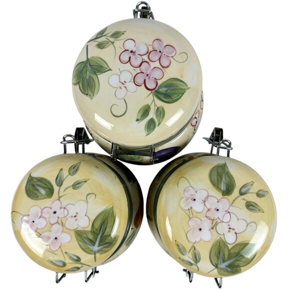 Gibson Home Fruit Grove Canister Set Apples, Grapes, Pears, 1 Large/2 Medium - Picture 8 of 12